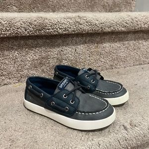 Sperry Top Sider Kids Cup II Blue Leather Little Boys Sz 12M